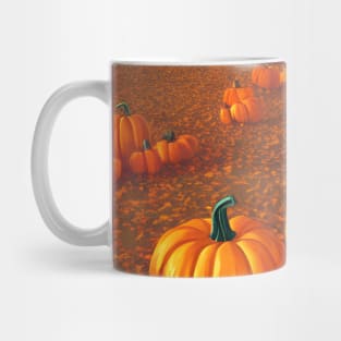 Pumpkin Patches All Over The Place in the Autumn Season Mug